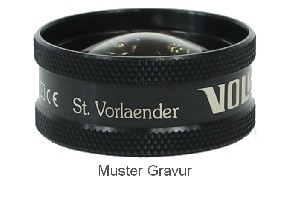 Volk Singh MidVitreous Kontaktglas - schwarz/individuelle Gravur möglich